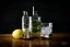 Die ursprüngliche Flasche Pure Gin von der Brennerei Hubertus Vallendar